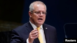 Thủ tướng Australia Scott Morrison.